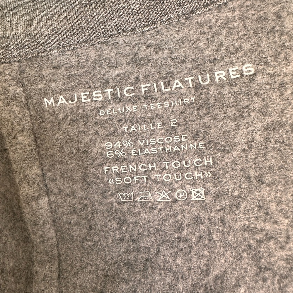 Majestic Filatures Women's Fitted Linen Blazer in Orage Size 2 - Picture 7 of 8